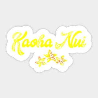 KAOHA NUI (yellow) Sticker